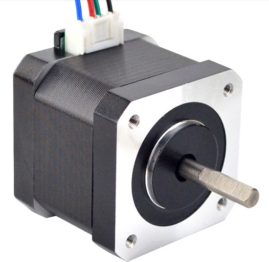Шаговый двигатель NEMA17 биполярный (17HS15-1504S-X1) для 3D принтера и ЧПУ 42x42x39мм
