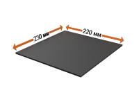 Стекло Ultrabase для 3D принтера, 220х230 мм (для Ulti Steel, Ulti Steel v2)